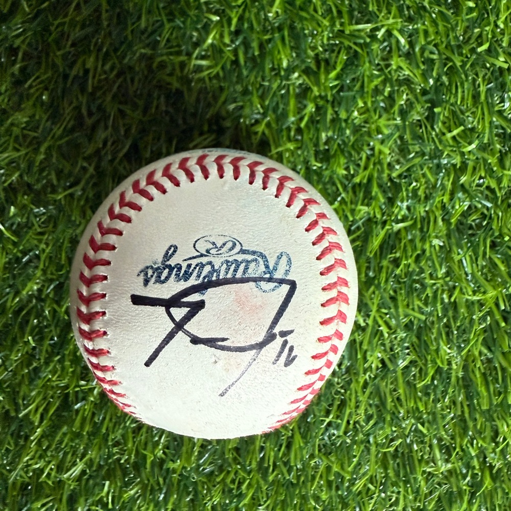 Autographed White Baseball